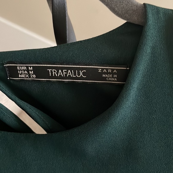 ZARA Trafaluc embroidered sleeve top - Picture 4 of 6